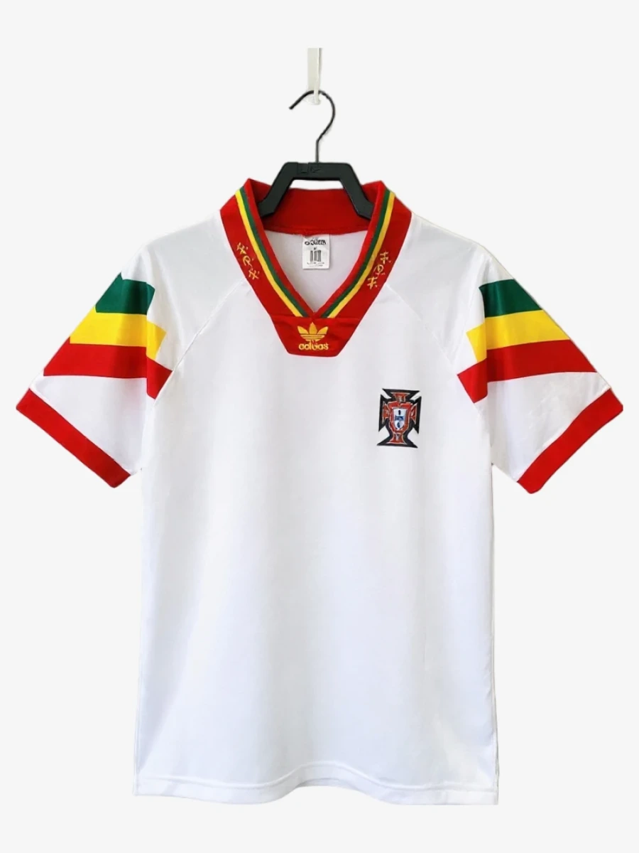 maillot-portugal-exterieur-1992 studio v12 Voetbalshirt Portugal Uitshirt 1992