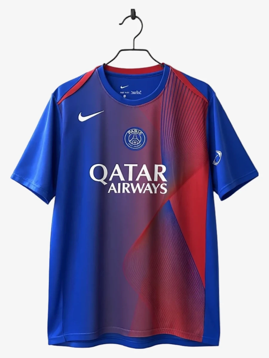 maillot-psg-avant-match-2025-2026 studio v12 Voetbalshirt PSG Voorwedstrijd 2025-2026