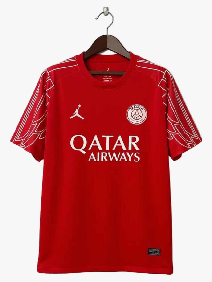 maillot-psg-special-rouge-2025-2026 studio v12 PSG Special Rood Shirt 2025-2026
