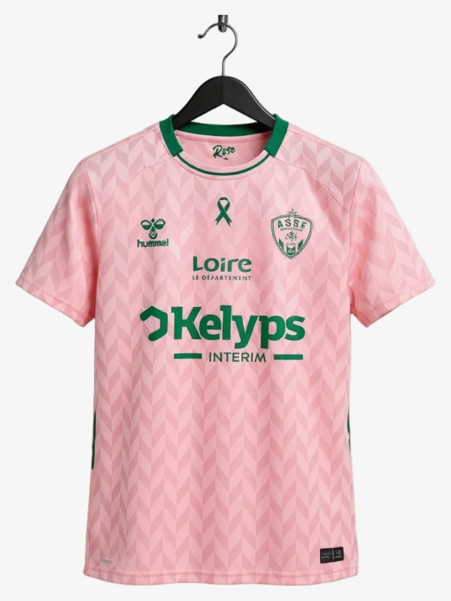 maillot-saint-etienne-gardien-rose-2025-2026 studio v12 Voetbalshirt Saint-Étienne Keeper Roze 2025-2026