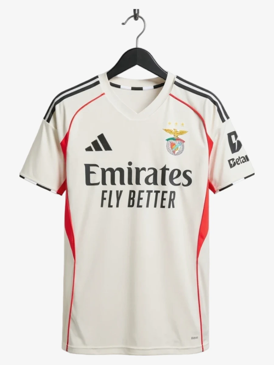 maillot-sl-benfica-exterieur-2025-2026 studio v12 Voetbalshirt SL Benfica Uitshirt 2025-2026