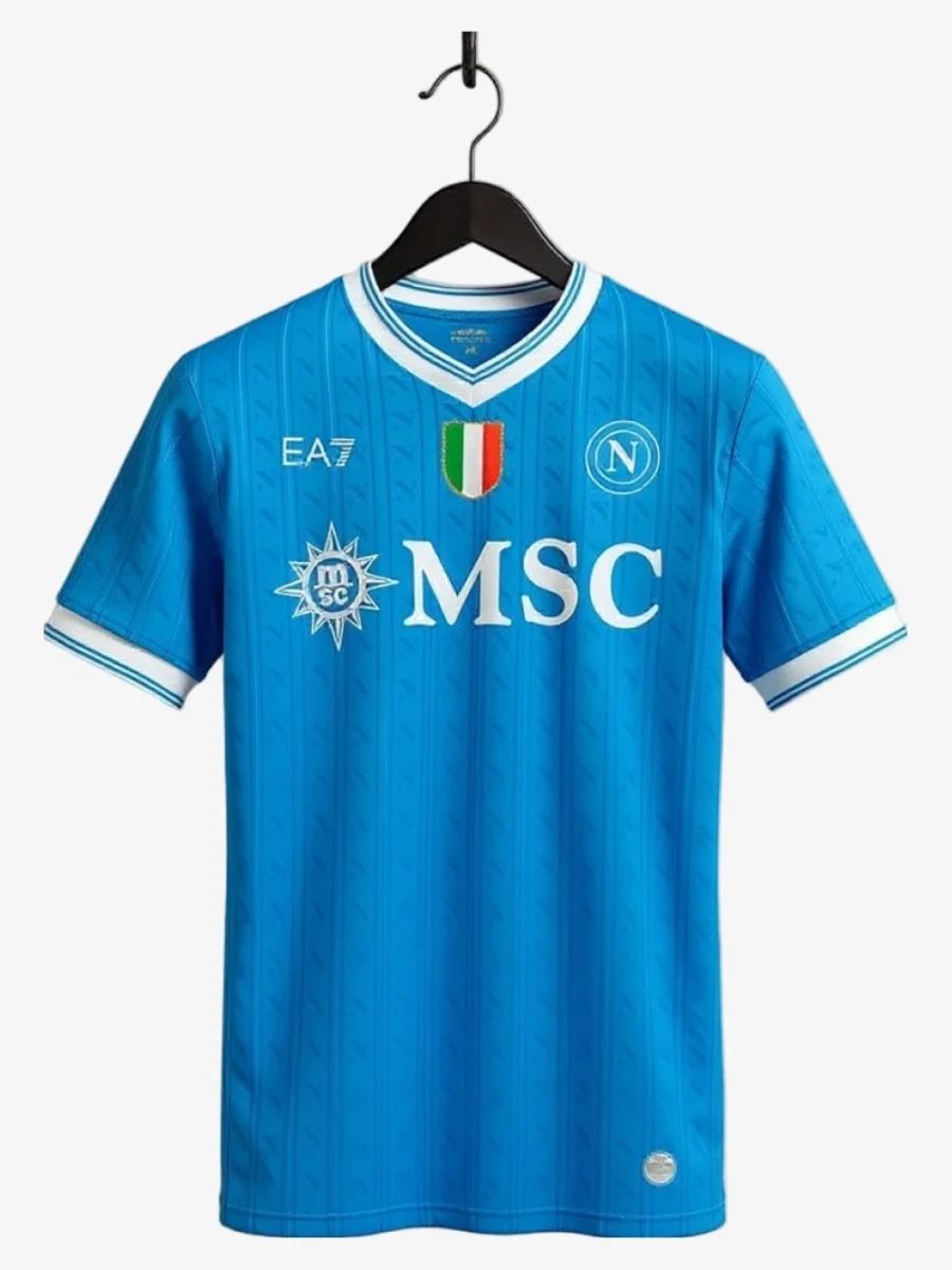 maillot-ssc-napoli-domicile-2025-2026 studio v12 Voetbalshirt SSC Napoli Thuisshirt 2025-2026
