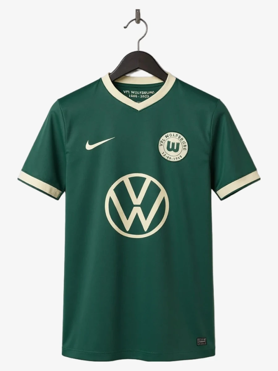 maillot-vfl-wolfsburg-anniversaire-2025-2026 studio v12 Voetbalshirt VfL Wolfsburg Jubileum 2025-2026