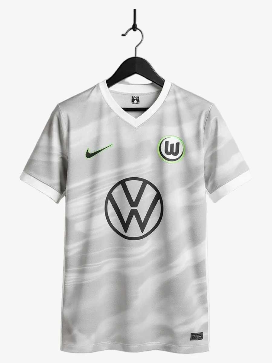 maillot-vfl-wolfsburg-exterieur-2025-2026 studio v12 Voetbalshirt VfL Wolfsburg Uitshirt 2025-2026