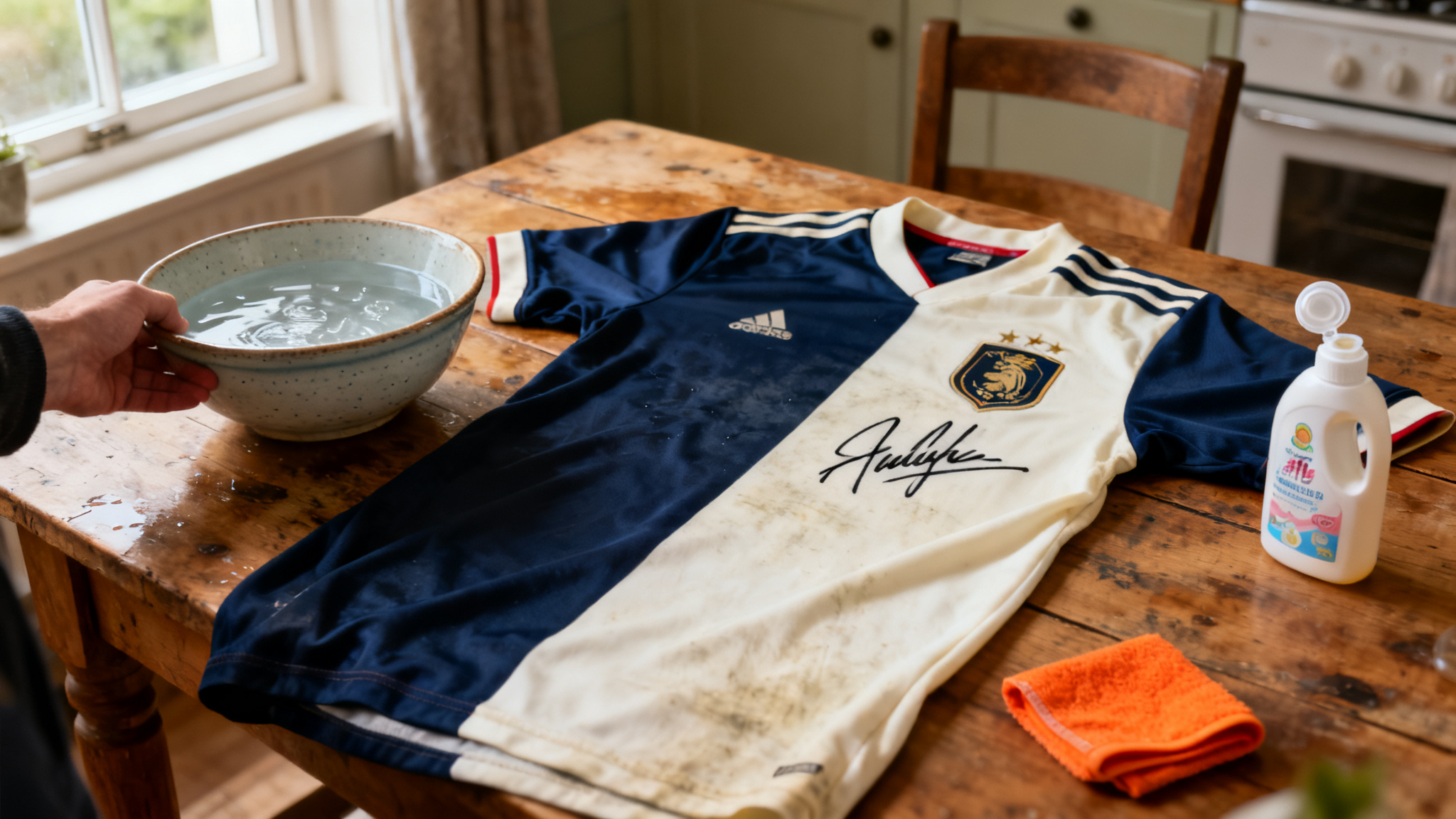 Voetbalshirt met de hand wassen: zo bescherm je gesigneerde en vintage shirts